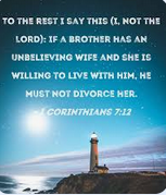 1 Cor 7:12 – “I, Not the Lord, Say…”